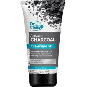 تصویر ژل شستشو صورت ذغال فعال مناسب برای انواع پوست حجم 150 میل فارماسی Farmasi Dr C Tuna Activated Charcoal Purifying Cleansing Gel 150 ml