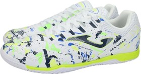 تصویر کفش فوتسال مردانه ماکسیما 2432 جوما - 4 JOMA MAXIMA 2432 WHITE LEMON FLUOR