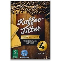 تصویر فیلتر قهوه 100 عددی سایز 4 (kaffe_filter) 