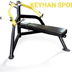 تصویر دستگاه پرس سینه خوابیده مکانیکی طرحKEYHAN SPORTمدلK1 - نارنجی / مشکی 