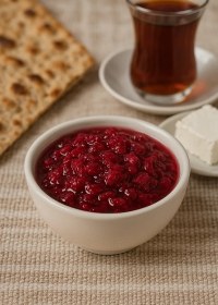 تصویر مربای گل سرخ 100% اورگانیک 