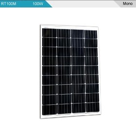 تصویر پنل خورشیدی 100 وات مونوکریستال رستار Restar مدل RT100-M نوع 9BB 