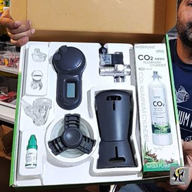 تصویر ست کامل و حرفه ای co2 یک لیتری کد ۶۷۸ ایستا Ista CO2 aluminum cylinder set