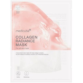 تصویر ماسک ژلی مدی کیوب کلاژن و لیفتینگ تک عددی Medicube PDRN Pink Collagen Gel Mask