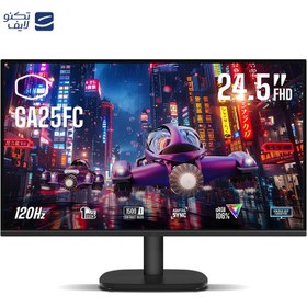 تصویر مانیتور گیمینگ کولر مستر GA25FC سایز ۲۵ اینچ IPS Full HD ۱۲۰ هرتز 