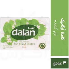 تصویر صابون دالان dalan سفید رایحه کلاسیک ( klasik ) بسته 4 عددی dalan geleneksel saf beyaz sabun klasik pack of 4