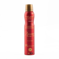 تصویر اسپری خوشبو کننده بدن باکارات رژ برند ناتوراسی Naturasi حجم 200 میل Baccarat rouge body deodorizing spray Naturasi brand, volume 200 ml