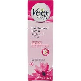 تصویر کرم موبر بدن صورتی ویت VEET مخصوص پوست معمولی حجم 100 میل VEET Pink Body Hair Removal Cream for Normal Skin, 100 ml