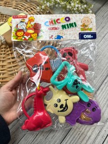 تصویر جغجغه شش تایی نوزادی و کودک کد 92008 