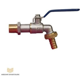 تصویر شیر حیاطی دسته گازی سایز ۱/۲ 