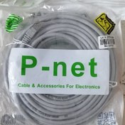 تصویر کابل شبکه(پچ کورد) 20 متری CAT6 SFTP برند PNet 
