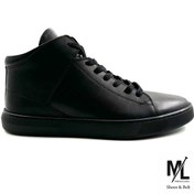 تصویر نیم بوت مردانه چرم میخچی کد M44 سایز ۴۴ 