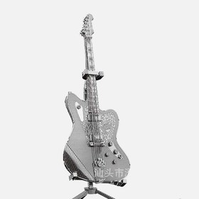 تصویر گیتار الکترونیک سری ۳D متال کیت متال ورلد ساختنی 