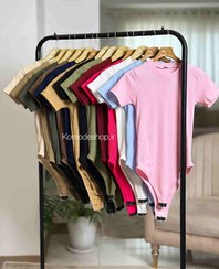 تصویر بادی آستین کوتاه کبریتی 