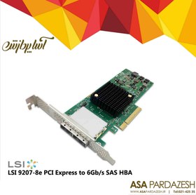 تصویر کارت HBA مدل LSI 9207-8e PCI Express to 6Gb/s SAS 