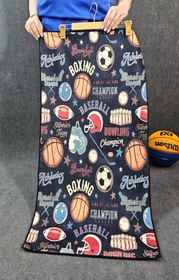 تصویر حوله با طرح توپ 