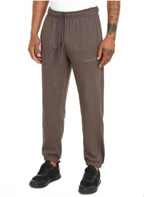 تصویر شلوار عرقی راحت مردانه از جنس پنبه، خاکستری برند Calvin Klein Calvin Klein Men's Sweatpants - Knit Pants - Sportswear - Cotton , Grey