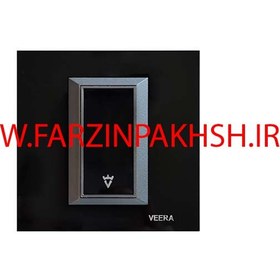 تصویر کلید و پریز ویرا مدل ویرا پرو اسپرت مشکی Veera Switch And Sockets Pro Sport Black