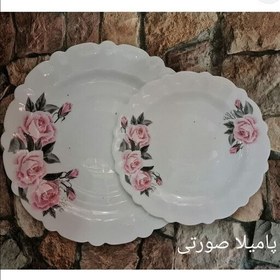 تصویر سرویس ارکوپال 25 پارچه شرکت مقصود مشهد . 6تا برنج خوری .6 خورشت خوری.6تا میوه خوری .6تا ماست خوری 1عدد دیس در فر ماکروفر 