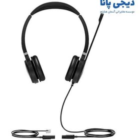 تصویر هدست 2 گوش تلفنی RJ9 یالینک مدل YHS36 Dual 