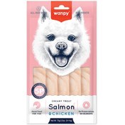تصویر بستنی سگ ونپی طعم سالمون و مرغ بسته ۵ عددی 