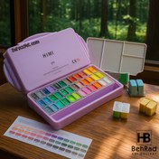 تصویر گواش ژله ای هیمی Himi ست 36 رنگ (رنگ یاسی) 