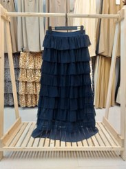 تصویر دامن زنانه طبقه ای مدل 1028 