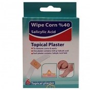 تصویر چسب برطرف کننده میخچه و زگیل وایپ کورن بسته 6 عددی Wipe Corn ا Wipe Corn Salicylic Acid Topical Plasters- 6 Pcs Wipe Corn Salicylic Acid Topical Plasters- 6 Pcs