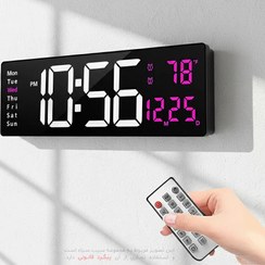 تصویر ساعت دیجیتال دیواری 16 اینچ مدل CH13 