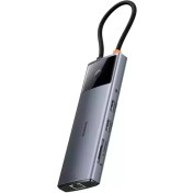 تصویر هاب 10 پورت باسئوس مدل Baseus Metal Gleam Series II BS-OH083 Baseus Metal Gleam Series II 10-in-1 BS-OH083
