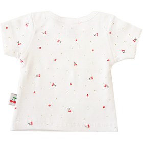 تصویر بلوز آستین کوتاه نوزاد دخترانه طرح گیلاس دانالو Danaloo Cherry Danaloo Cherry Baby Girl Short Sleeve Shirt