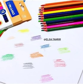 تصویر مداد رنگی پیکاسو 