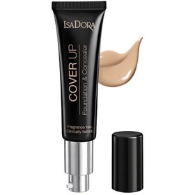 تصویر کرم پودر طبیعی کانسیلر کاور آپ ایزادورا 62-Nude اورجینال Concealer Cover Up Natural foundation makeup Isadora
