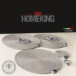 تصویر خادمز ست زیر بشقابی حلقه دستمال و زیر لیوانی 5973 