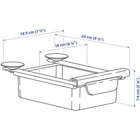تصویر سبد نظم دهنده یخچال ایکیا مدل KLIPPKAKTUS-کد 505.704.08 