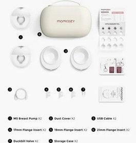 تصویر شیردوش برقی مام کوزی مدل M5 Hands-free Breast Pumps 