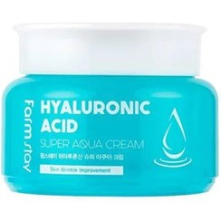 تصویر کرم سوپر آکوا هیالورونیک اسید مناسب انواع پوست فارم استی 100 میل FARMSTAY Hyaluronic Acid Super Aqua Cream 