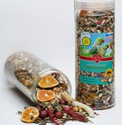 تصویر غذای مخصوص شاه طوطی و ملنگو برند آلفابرد 