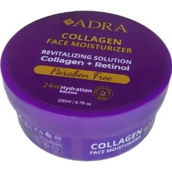 تصویر کرم آبرسان صورت آدرا حاوی کلاژن و رتینول 