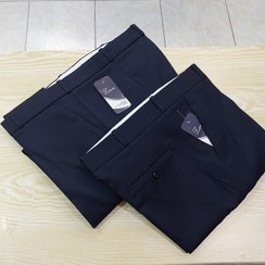 تصویر شلوار پارچه ای کشی مردانه سایز ۴۲ تا ۵۲ رنگ سرمه ای 