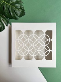 تصویر جعبه پیچک - 17 * 17 * 4 / سفید 