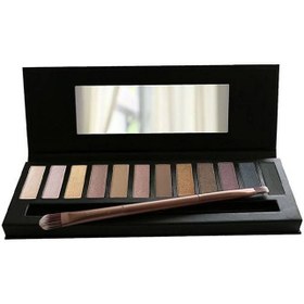 تصویر پالت سایه 12 رنگ یو استار مدل Nude شماره 01 color U-star Shade Palette Model Nude No 01