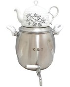 تصویر ست کتری و قوری کی اند تی مدل 1024 K and T 1024 Kettle and Teapot set