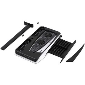 تصویر فن PORODO PS5 Cooling And Charging Hub PDX116 