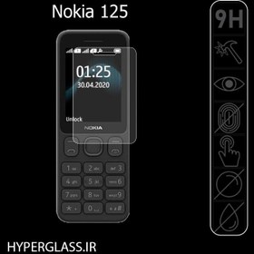 تصویر محافظ صفحه نمایش گوشی نوکیا Nokia 125 