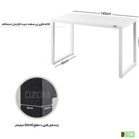 تصویر میز اداری دیزم مدل CD_M100_140_WONE کاسپر مدل 100954 