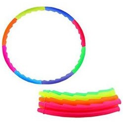 تصویر حلقه لاغری ، هولاهوپ 100 سانتیمتر 8 تکه Slimming ring, hula hoop 100 cm, 8 pieces