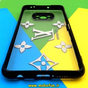 تصویر قاب گوشی Poco X3 - Poco X3 Pro پوکو شیائومی طرح رینبو دیاموند محافظ لنزدار ایربگ دار مدل لویی ویتون LV مشکی کد 149 