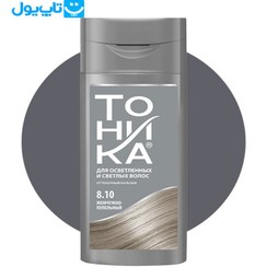 تصویر شامپو رنگ مو تونیکا (Tonika) شماره 8.10 رنگ مرواریدی خاکستری حجم 150 میلی‌لیتر شامپو مو برند تونیکا