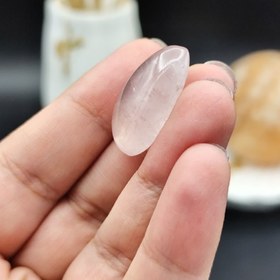 تصویر نگین رزکوارتز اصل معدنی کد 9248 